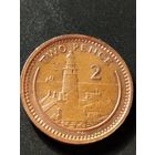 Гибралтар 2 пенса 1994 .