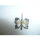 Кулон СССР Мотылёк 875 Звезда 70-ые гг.