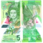 Восточные Карибы 5 долларов 2021 год UNС (полимер)