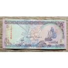 Werty71 МАЛЬДИВЫ 5 руфий 2000 банкнота Мальдивские острова Корабль