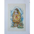 Синельщикова   с новым годом 1989 9х14 см