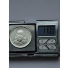 500 лир Италия 1982 года, 350 лет со дня смерти Галилео Галилея. Итальянская Республика (1946 - 2001). Серебро 835. Монета не чищена. L45568.