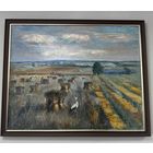 Картина Савицкий В Н холст масло 80*100 "Родные просторы"