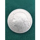 10 злотых 1932 год Ядвига, без МЦ