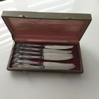 Ножи столовые в комплекте. 23,5 см. СССР. 6 шт.