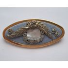 Брошь. Вставка- Перламутр. 70-е, Германия