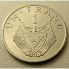 Руанда. 1 франк 1985 год  KM#12