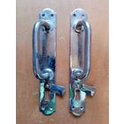 Ручки дверные СССР большие со скважиной одним лотом ретро винтаж