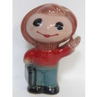 Редкая статуэтка. "Мальчик Спутник". "Глобус". "СССР". Пропаганда. Агитация. Оригинал. Ретро СССР.