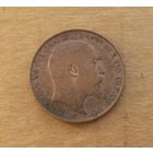 Великобритания, полпенни 1906 г., Эдуард VII (1901-1910)