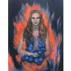 Картина: "Портрет девушки". -Мельник К. В.