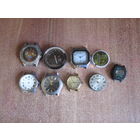 Механизмы и запчасти часов.