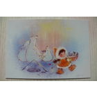 Бабок Екатерина; Три медведя, рыбалка, удочка; чистая.