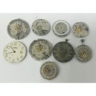 Механизмы Запчасти часов СССР одним лотом с 1 рубля