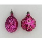 Елочная игрушка медальон бабочка цена за все СССР К.3