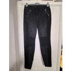 Джинсы с трикотажными вставками, р.44-46