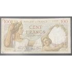 Банкнота 100 франков. 1940 год, Франция.
