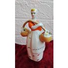 КОЛЛЕКЦИОННАЯ ФАРФОРОВАЯ СТАТУЭТКА ДЕВУШКА С ГРИБАМИ ЗКХ СССР РАННЯЯ ОРИГИНАЛ  ЛОТ 2 .  Распродажа Коллекции !!! . Экспресс  Аукцион  с рубля без МПЦ и прочего 3 ДНЯ  .Много лотов в продаже .