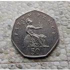 50 пенсов 1997 года Великобритания. Королева Елизавета 2.