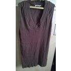 Туника-платье коричневая p-p 44-48, рост 160 - 165