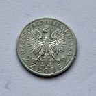 Монета СЕРЕБРО Польша 2 злотых 1933 год Ядвига ОТЛИЧНЫЕ