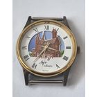 Новые !!! Часы Луч. Кварц. в упаковке и с документом. 1999 год. Красный костел. День. Ночь. солнышко и луна бегают между башенками.Новые . темный корпус. новая батарейка 2.04.2026 г !!!