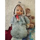 Кукла мякготелая Малыш, высота 41 см. СССР