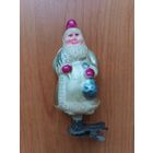 Елочная игрушка дед мороз на прищепке