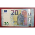 Распродажа. 20 евро 2015 года, подпись Марио Драги