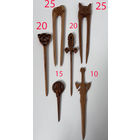 Шпилька для волос, заколка деревянная Дуб Цена разная