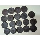 Погодовка 19 пятаков Екатерины II! Красивая медь Российская империи