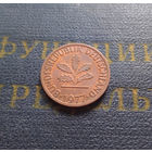 1 пфенниг 1977 (D) Германия ФРГ #06 XF