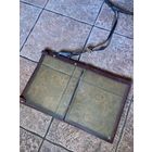 Оригинальный планшет для полётных карт  лётчика ВВС СССР. Чёрного и коричневого цвета.