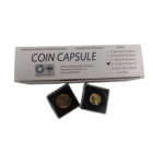 Квадрокапсулы Квадрум QUADRUM тип D с черными вставками на 17/22/27/32/37 мм. 20шт.