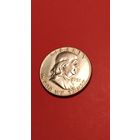 0.5 (пол доллара)  1951 серебро. С рубля. идеал(05)