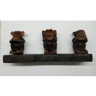 С 1 рубля. Статуэтка из дерева. Африка. Гвинея.