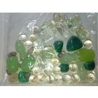 Бусинки камень и стекло