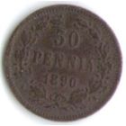 50 пенни 1890 год _состояние VF