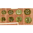 Таджикистан 2015 компл 4 монеты  5,10,20,50 дирам UNC