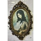 Шелкография в бронзовом обрамлении, 1970 год