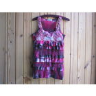 Очень красивая (просто шикарная!) туничка воланами с гипюром и пайетками, р.42-44