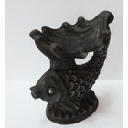 Статуэтка - пепельница "Рыба" 70-80-е годы СССР. Металл-силумин.