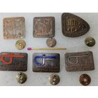 Знаки ПНР. Ралли-марафоны. 7-83, 7-84, 9-85, 6-83. тяжёлые, винтовые. цена за 1 шт.