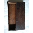Старинная шкатулка для писем из древесины ореха.Размер 21х35х5.5см. На реставрацию.Середина 19-го века.