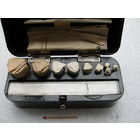 Набор гирек / разновесов в оригинальной карболитовой коробке Г-4-111.10 ГОСТ 7328-73. 4 класс. София, Кофарджиев