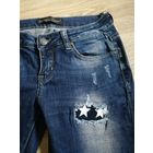 Джинсы "рваные", р.44