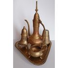 Винтажный восточный латунный набор. С рубля!