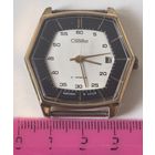 Часы СЛАВА. ШЕСТИГРАННИК. мужские позолоченные СССР .  (на ходу) редкие.