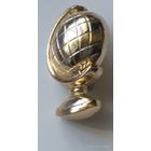 Брошь винтажная " Глобус"; Металл. Позолота.2,5х1,8 см