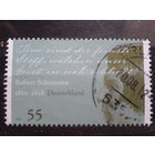 Германия 2010 композитор Роберт Шуман, литография Михель-1,0 евро гаш